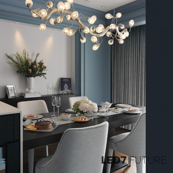 Serip Lighting - Lotus Horizontal Chandelier